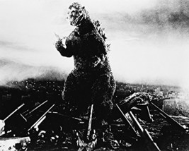 Godzilla, King Of The Monsters! Destroying City 16X20 Canvas Giclee - £55.94 GBP