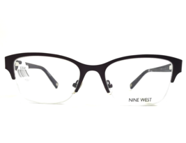 Nine West Eyeglasses Frames NW1076 515 Dark Purple Square Half Rim 50-18-135 - £50.73 GBP