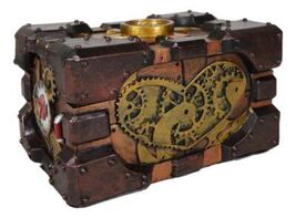Ebros Steampunk Romantic Gearwork Heart Decorative Box Figurine 5.25"L - $29.99 Ebros Steampunk Romantic Gearwork Heart Decorative Box Figurine 5.25"L - $29.99