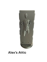 3D Printed Star Wars Han Solo in carbonite statue about 3.75 inches tall - $10.30