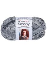 RED HEART Boutique Sashay Sequins Yarn, Smokey - $161.24 MXN