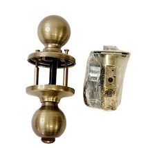 Kwikset 300P 5 6AL RCS Polo Privacy Bed/Bath Door Knob with Lock - Antiq... - $19.90