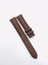 genuine omega BROWN leather strap,without buckle 18mm - $34.90