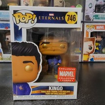Funko Pop! Eternals Kingo #746 Marvel Collector Corps Exclusive With Protector - £7.95 GBP