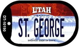 St. George Utah Novelty Metal Dog Tag Necklace DT-10190 - £12.49 GBP