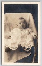 RPPC Cute Baby On Blanket c1920 Postcard Q24 - £3.86 GBP
