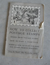 Vintage 1950 Booklet Harris Co How to Collect Postage Stamps - £13.15 GBP