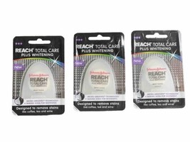 3 Pk Reach Total Care Plus Whitening Mint Dental Floss 30 yd - £22.02 GBP