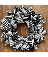 Piano Keys and Sheet Music Fabric Wreath Decor for Music Teacher, Music ... - $55.75