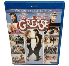 Grease DVD Blue Ray Rockin&#39; Rydell Edition John Travolta Newton-john - £6.74 GBP