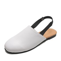 Kids Slipper Spring Summer Women Shoes White leather 31(18.9cm Foot) - £15.18 GBP