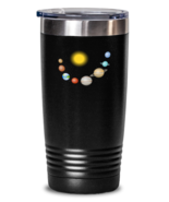 20 oz Tumbler Stainless Steel Insulated Coffee Funny Solar System Planets  - £15.85 GBP