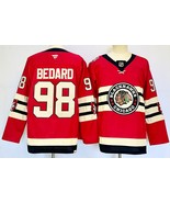 Connor Bedard #98 Blackhawks 2025 Winter Classic Red Stitched Jersey - $79.00
