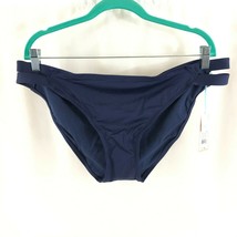 Kona Sol Womens Bikini Bottom Medium Coverage Hipster Strappy Navy Blue Size XL - £7.69 GBP