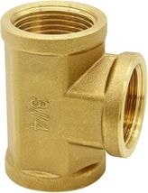 5 Pcs, Brass 3/4" x 3/4" x 3/4" BSP 3 Way Female Tee Pipe Connector - $58.37