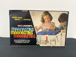 Vintage Childcraft Magnastiks Magnet Construction Game Build Create Lear... - $14.03
