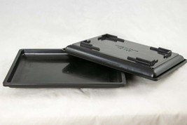 2 x 7.5&quot; Rectangular Black Plastic Humidity Tray for Bonsai Tree &amp; Indoo... - $12.99+