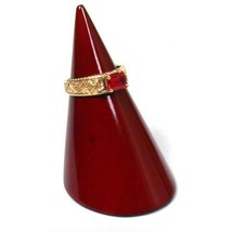 Rosewood Finished Finger Ring Display Showcase Stand 2 1/8&quot; Unit Kit 20 Pcs - £45.23 GBP