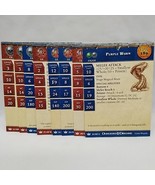 Lot Of (8) Dungeons And Dragons War Of The Dragon Queen Mini Game Stat C... - €10,18 EUR