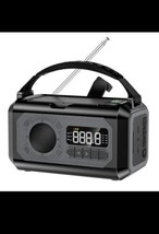 12000Mah Emergency Weather Radio,Am/Fm/Noaa Weather Radio, Emergency Hand Crank  - £23.80 GBP
