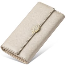 long ladies leather wallets 2022 new woman wallet leather women purse real cow l - £31.45 GBP