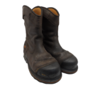 Timberland Men&#39;s Pro A4499 Boondock Waterproof Pull On Work Boots Brown ... - $56.99