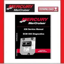MERCURY Mercruiser ECM 555 Diagnostics Service Manual #36 - £15.73 GBP