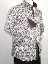 Men Shirt J.Valintin Turkey Usa Egyption Cotton Axxess Style 3T39-04 brown - £32.05 GBP