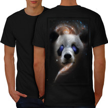 Panda Galaxy Face Animal Shirt Zoo Universe Men T-shirt Back - £10.38 GBP