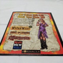 Brave New World Deadlands CCG Advertisement Sheet 1999 Pinnacle Entertainment  - £15.65 GBP