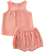 2Pcs Toddler Baby Shorts Set Clothes Boy Girl Summer Short Sleeve T-Shir... - £18.14 GBP