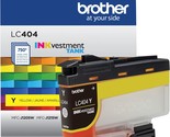 Yellow Inkvestment Tank Ink Cartridge From Brother, Model Number Lc404Y. - $30.98