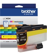 Yellow Inkvestment Tank Ink Cartridge From Brother, Model Number Lc404Y. - £25.90 GBP