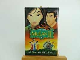 Mulan 2 Walt Disney Movie Pin Button promo Advertising 2004 Badge - $4.75