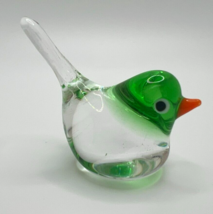 New Collection! Murano Glass, Handcrafted Lovely Mini Bird Figurine, Glass Art - £17.56 GBP