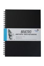 BRUSTRO Wiro Bound Artists Sketch Book, A4 Size, 120 Pages, 160 Gsm A4 Wiro - £31.36 GBP