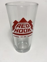 Red Hook Restaurant 16 oz Standard Pint Glass Red Print - £15.53 GBP