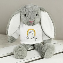 Personalised Easter Bunny Rabbit NAME Rainbow Easter Gift Birthday Present Valen - £15.72 GBP
