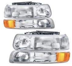 N&amp;P Headlight Assembly Compatible with 99-06 Silverado 00-06 Suburban Tahoe - £39.29 GBP