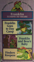 Franklin Learns To Share Vhs 1998-TESTED-RARE Vintage COLLECTIBLE-SHIPS N 24 Hrs - £12.27 GBP