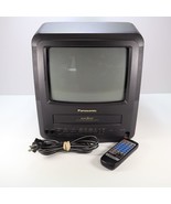 9” Combo Color TV VCR Panasonic RoadShow PV-C920 CRT Gaming Works Portab... - £150.77 GBP