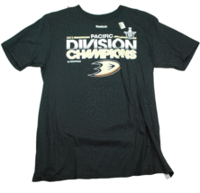  Anaheim Ducks Reebok Stanley Cup Pacific Divisions Champs NHL Hockey T-Shirt - £14.93 GBP