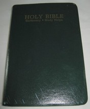 HOLY BIBLE Dictionary Study Helps KJV Words of Christ Red Letter 1989 World Pub - £7.50 GBP