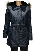 Columbia Womens Long Jacket Beverly Mountain Ii Faux Fur Lined Hood Xl Black Nwt - £110.21 GBP