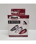 Shark Cordless Hand Held Vacuum 3 Replacement Filters - Model 43-6611 New! - $10.79