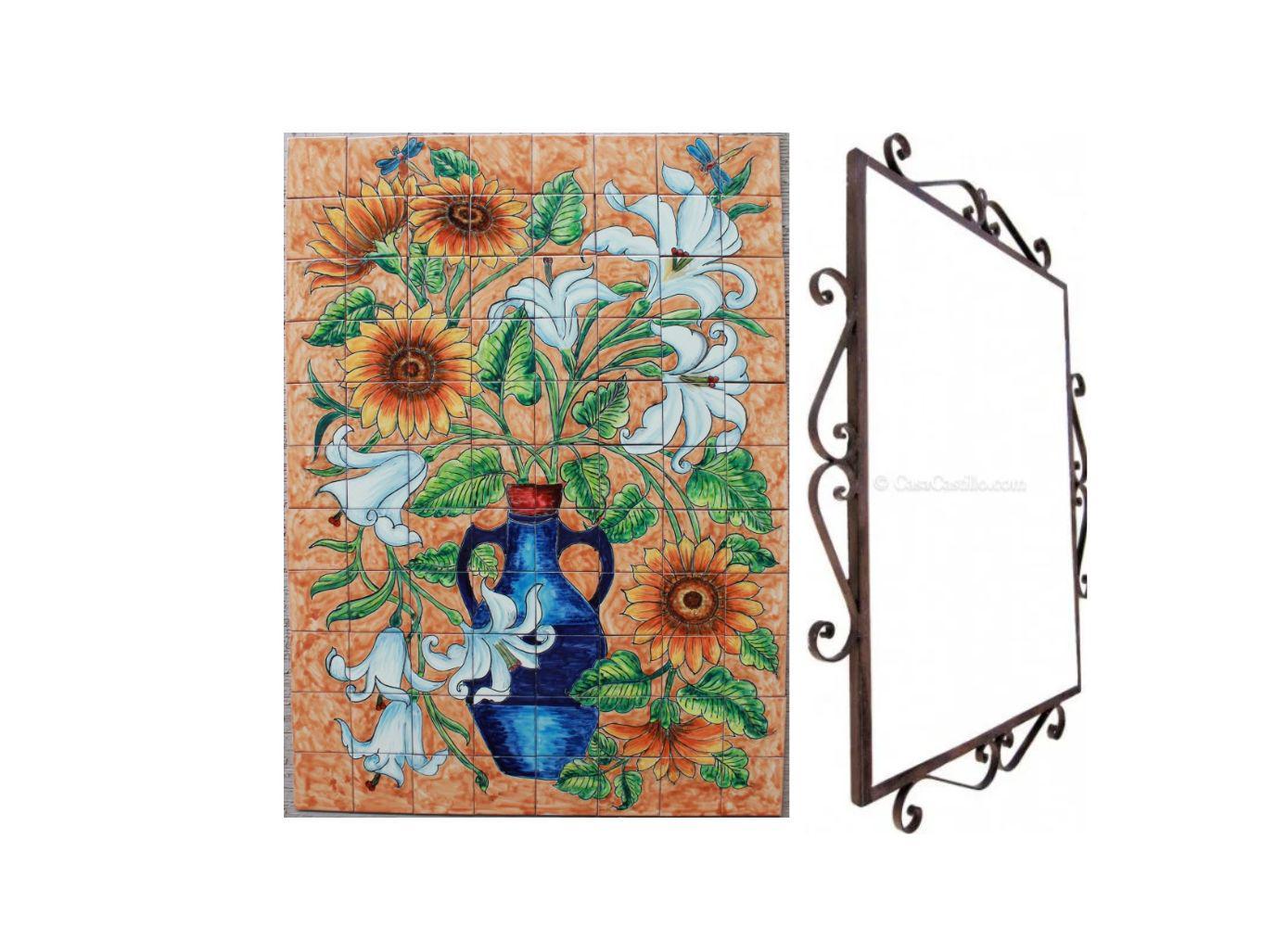 Mexican Talavera Mural  - Frutero5 - - $349.00