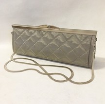 Dalila Purse Clutch Quilted Silver Wire Mesh Handmade Shoulder Evening B... - $300.00