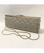 Dalila Purse Clutch Quilted Silver Wire Mesh Handmade Shoulder Evening Bag Chain - $300.00