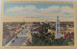 Main Street Nuevo Laredo, Mexico Postcard - $3.95