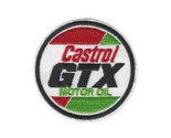 CASTROL GTX IRON ON PATCH 2.75&quot; Round Embroidered Racing Jacket Auto Spo... - £3.12 GBP